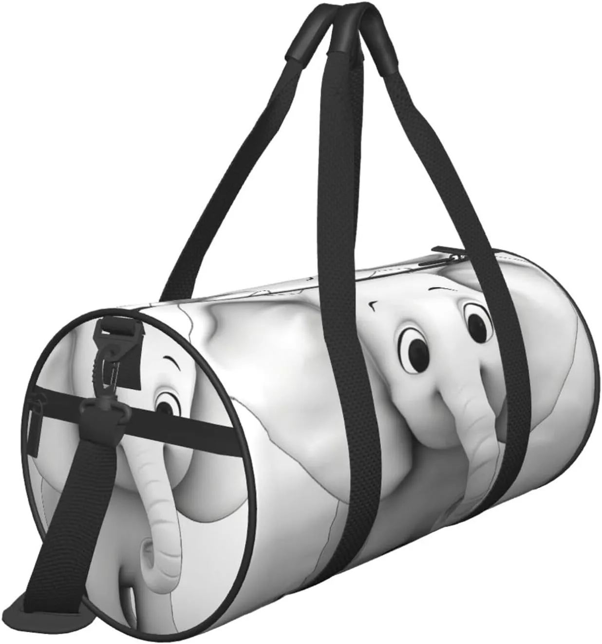 Duffel Bag for Men Women Small Gym Bag White Elephant Travel Duffel Bag Waterproof Overnight Bag for Sports Workout