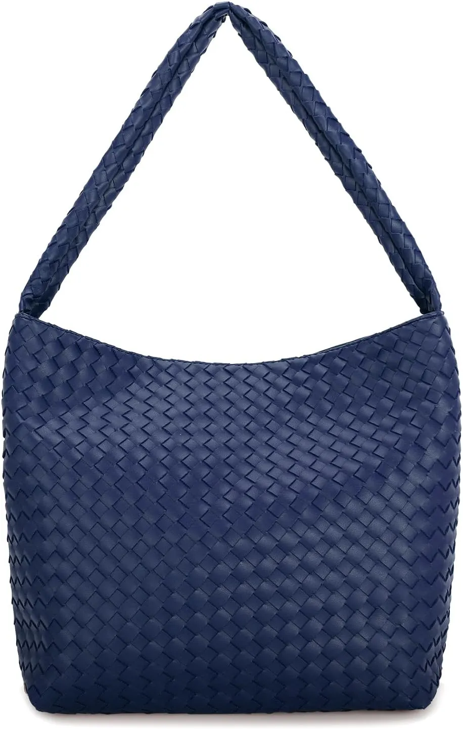 E Woven Shoulder Bag for Women Large Tote Hobo Bag Top Handle Handbag