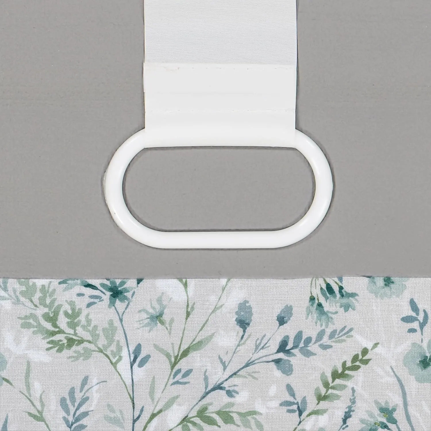 Eclipse Evangeline Botanical Roman Shade for Windows, Cordless 100% Blackout Shade, 39 in Wide x 64 in Long, Noise Reducing, Energy Efficient, Woven Design Window Shade for Any Room, Marine