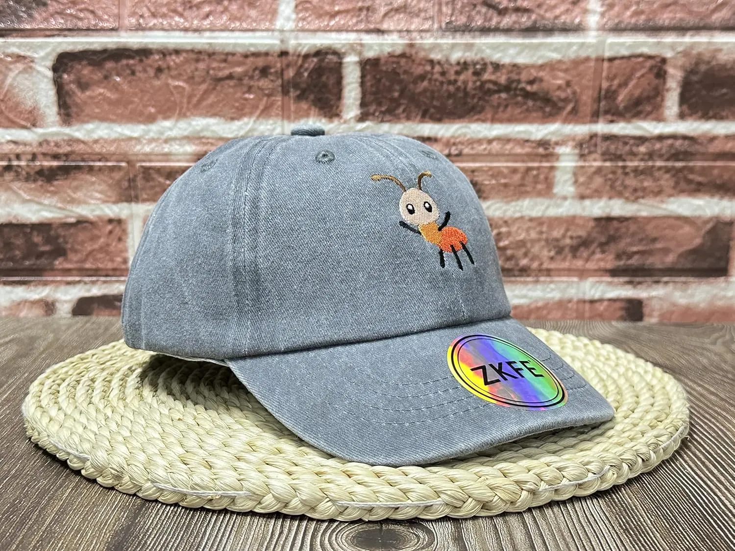 Embroidered Animal Baseball Hats for Boy and Girl