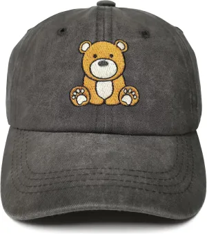 Embroidered Animal Baseball Hats for Boy and Girl