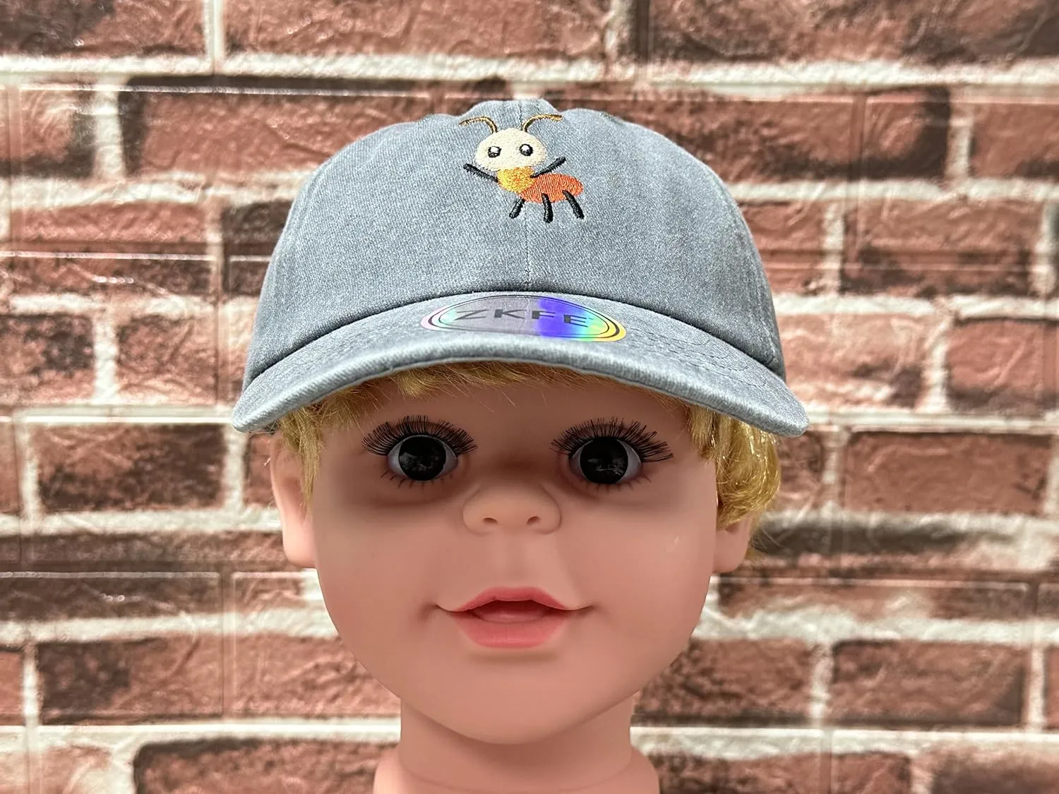 Embroidered Animal Baseball Hats for Boy and Girl