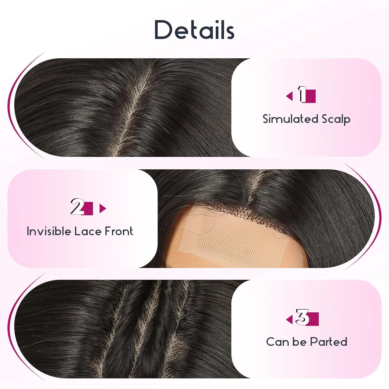 EMMOR Short Bob Wigs,Natural Shoulder Length Central Lace Bob Wgs, Premium Heat-Resistant Synthetic Straight Wigs for Women Daily Use(Brown with Light Brown)