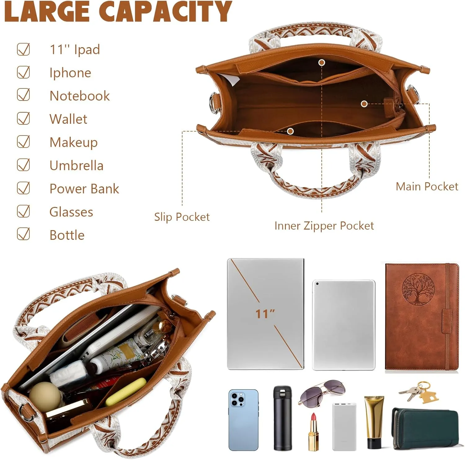 Eslcorri Satchel Purses and Handbags for Women, Small Crossbody Tote Bag Trendy Shoulder Bag Gifts for Mom Ladies