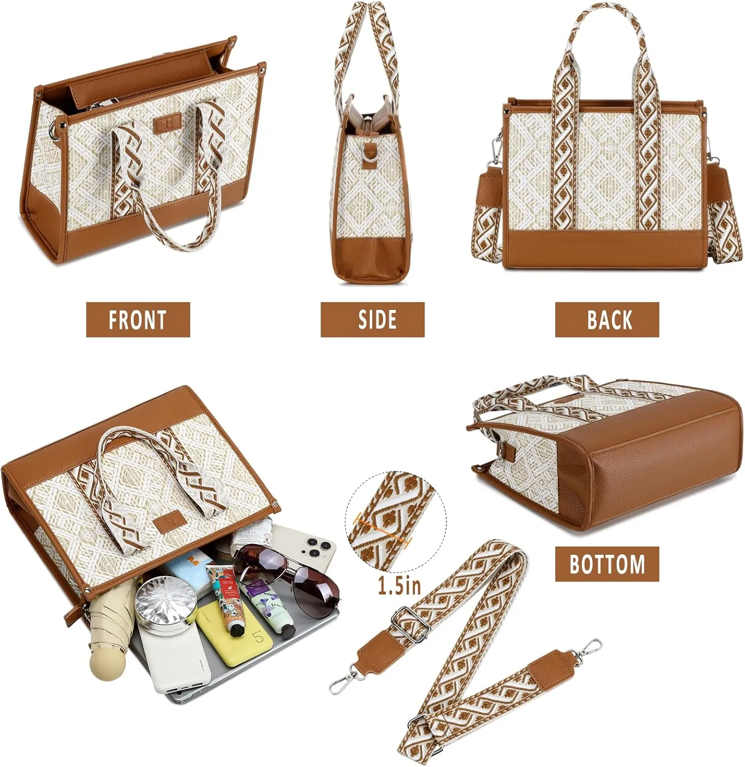 Eslcorri Satchel Purses and Handbags for Women, Small Crossbody Tote Bag Trendy Shoulder Bag Gifts for Mom Ladies