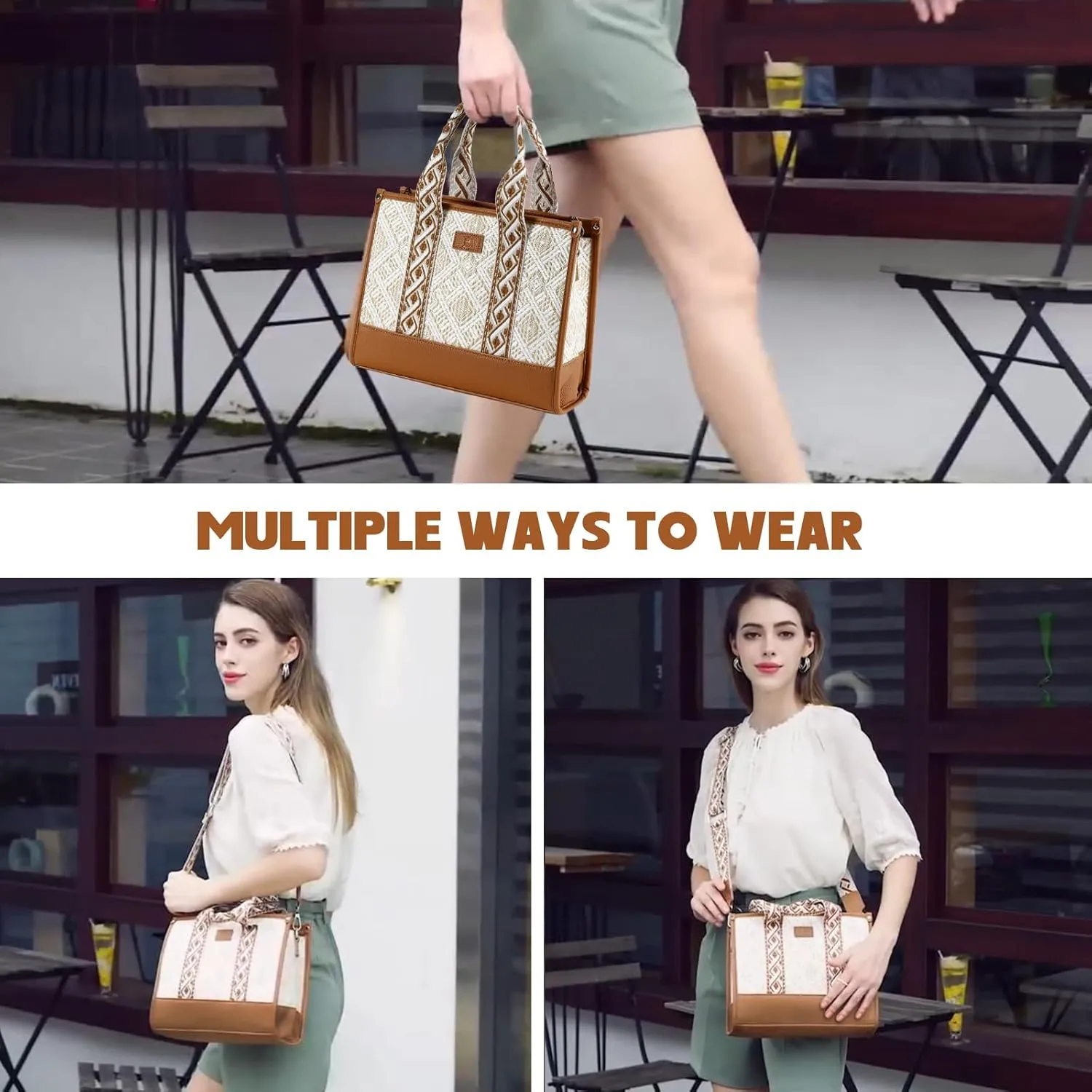 Eslcorri Satchel Purses and Handbags for Women, Small Crossbody Tote Bag Trendy Shoulder Bag Gifts for Mom Ladies