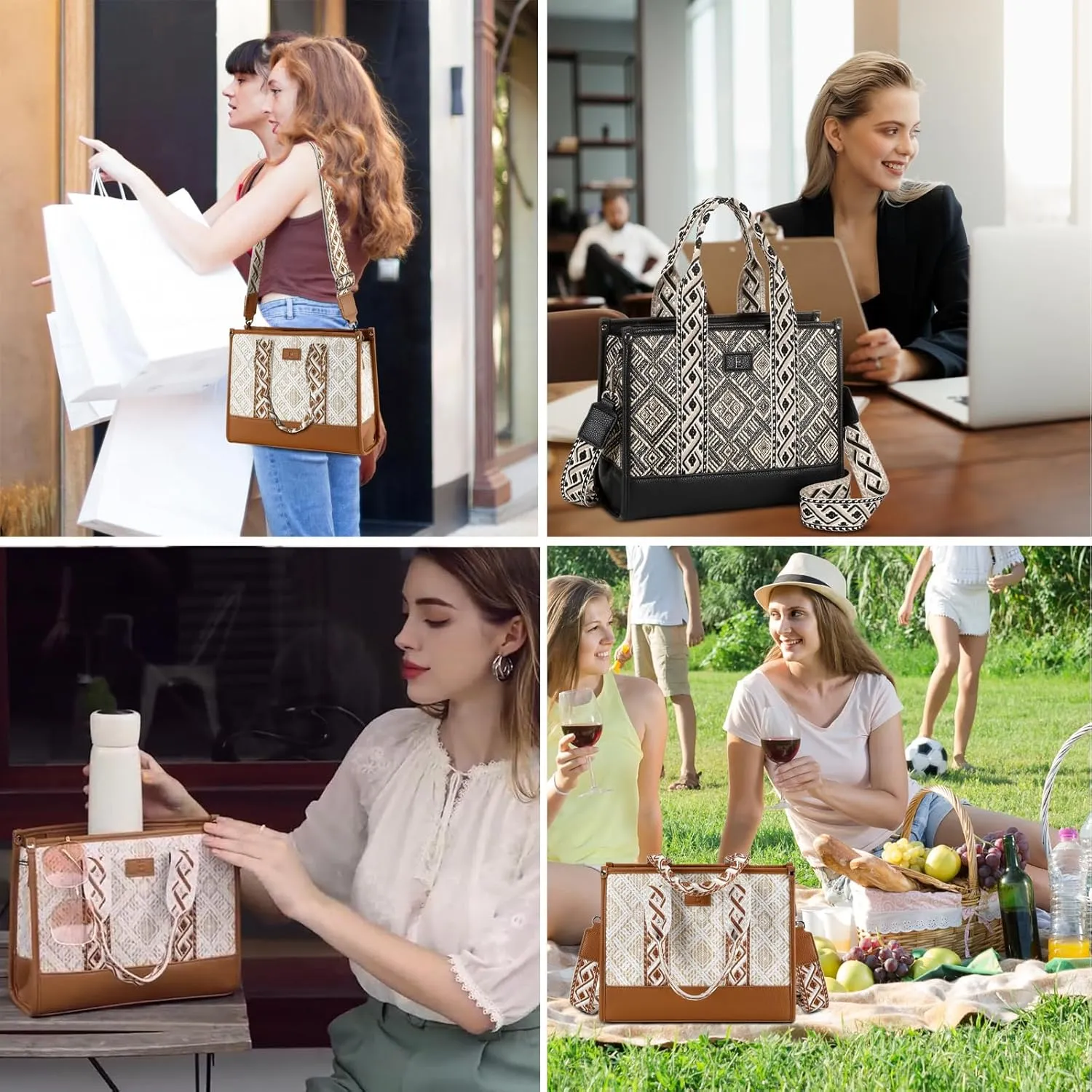 Eslcorri Satchel Purses and Handbags for Women, Small Crossbody Tote Bag Trendy Shoulder Bag Gifts for Mom Ladies