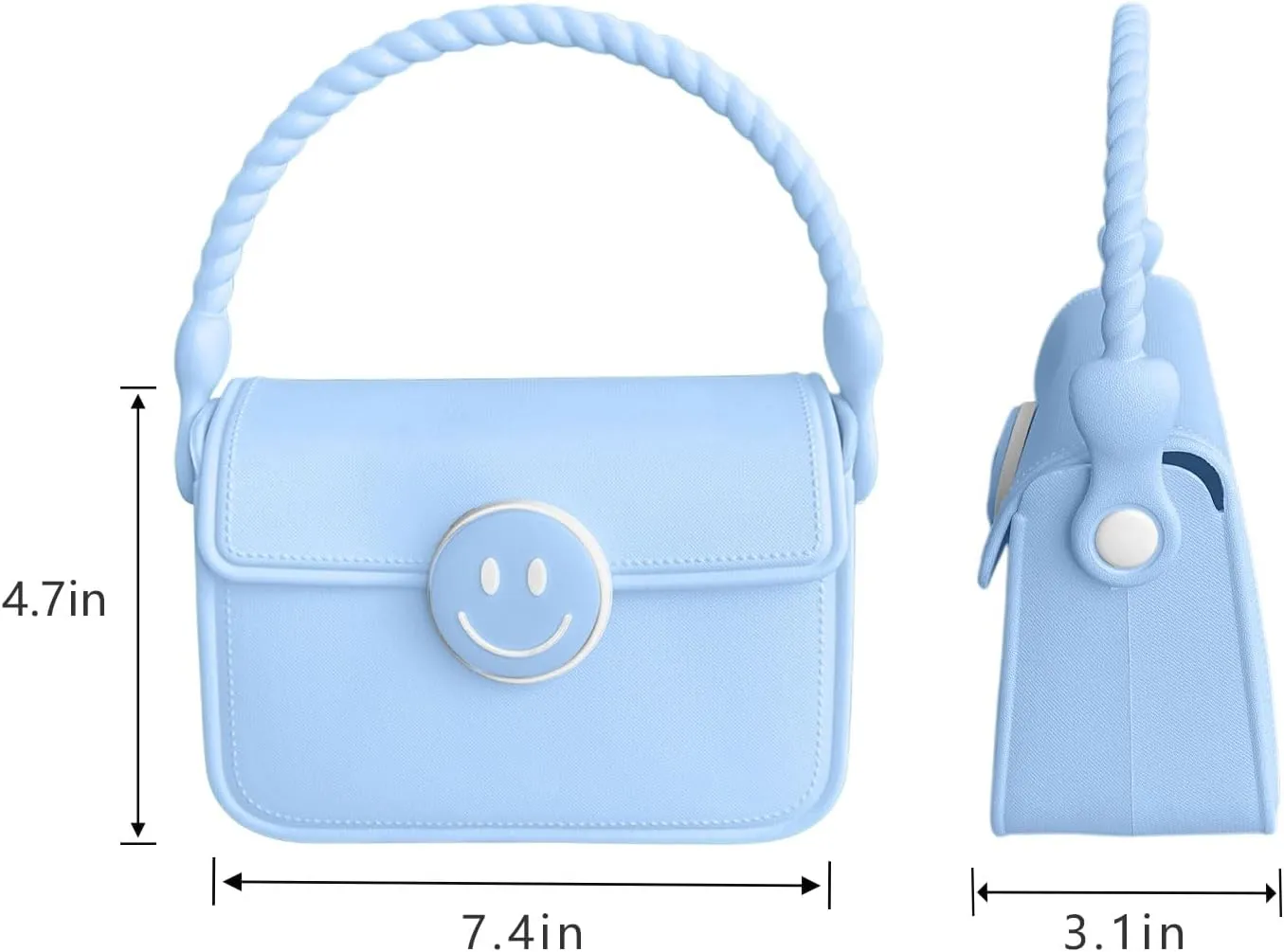 EVA Handbag Shoulder Bag Armpit Purse Wristlet Waterproof Durable Magnetic Closure for Outdoor Commuting Casual Photo Taking