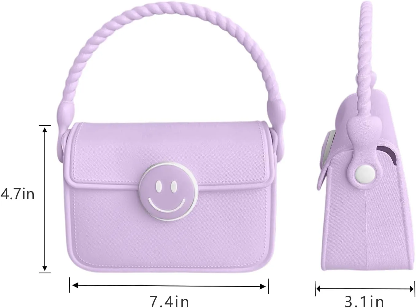 EVA Handbag Shoulder Bag Armpit Purse Wristlet Waterproof Durable Magnetic Closure for Outdoor Commuting Casual Photo Taking