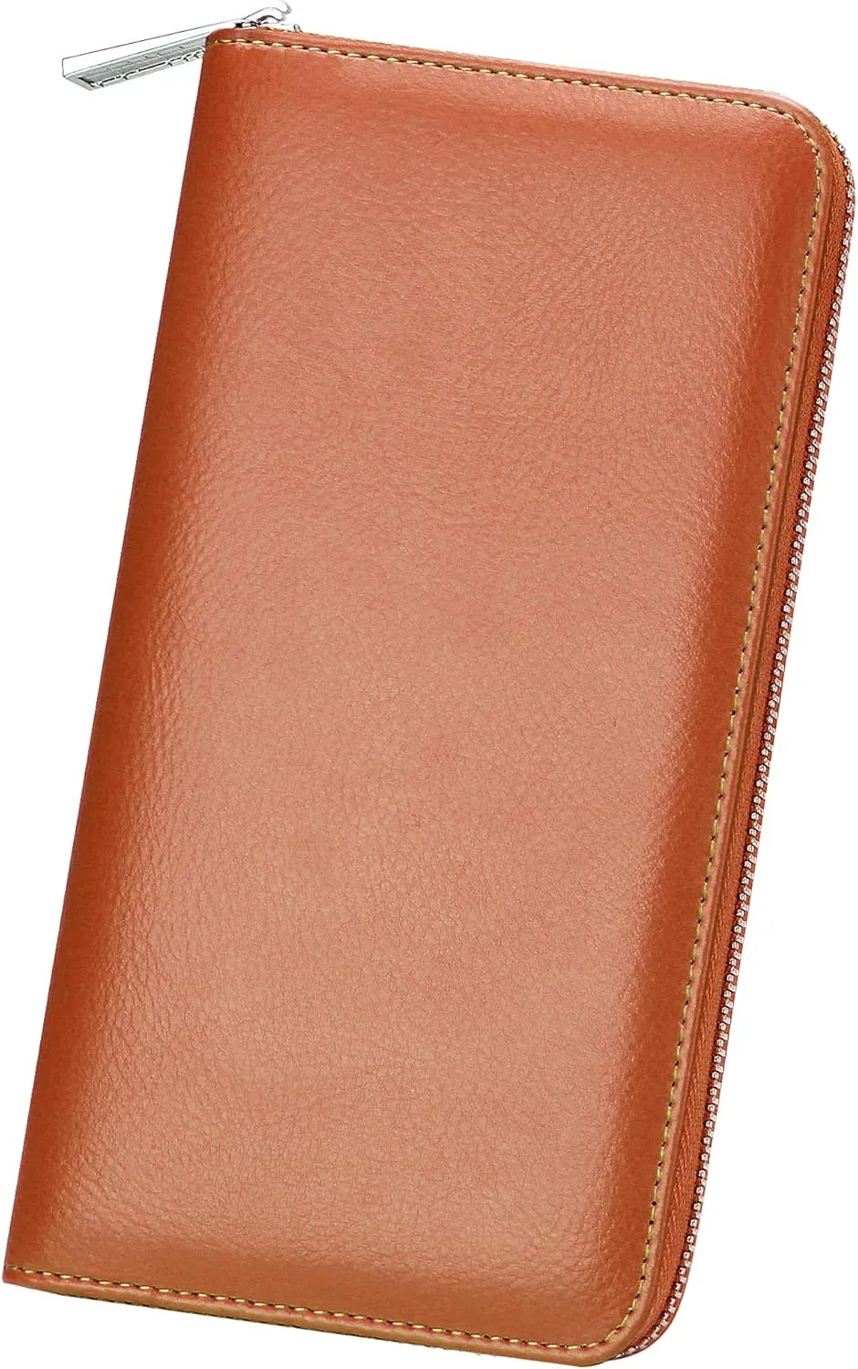 FEITH&FELLY Large Capacity Credit Card Wallets for Women Long Leather RFID Blocking Accordion Wallet Zip Organizer 36 Slots