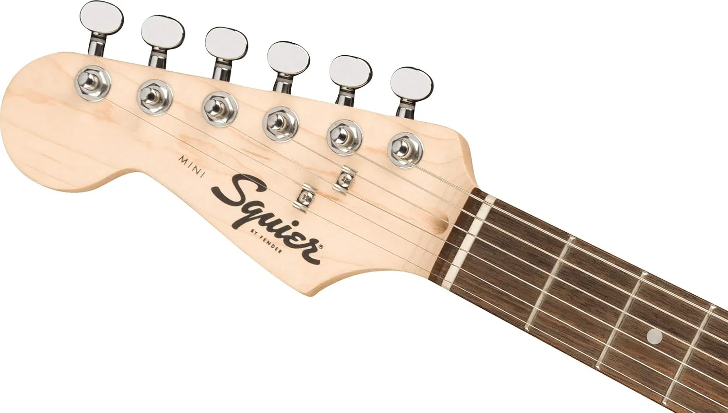 Fender Squier 3/4-Size Left-Handed Kids Mini Strat Electric Guitar - Black Bundle with Amplifier, Instrument Cable, Tuner, Strap, Picks, Online Lessons, and Austin Bazaar Instructional DVD