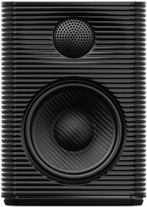 FiiO SP3 Powered HiFi Active Desktop Speakers - 80W Stereo Computer Speakers and Home Music Sound System with AUX Audio/RCA, 2-Way (Black)