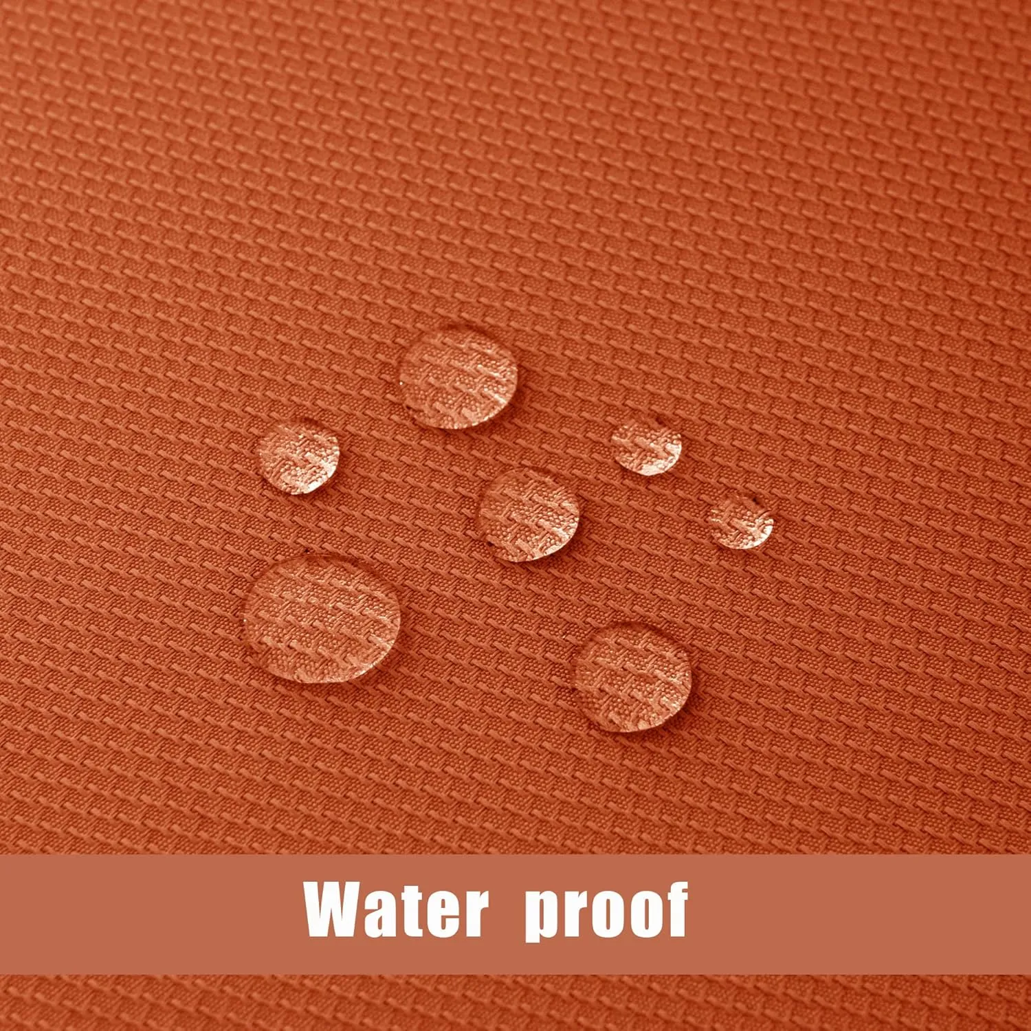 Fitable 2 Pack Textured Table Cloth for Rectangle Table - 52 x 70 inch, Rust - Waterproof Heavy Duty Jacquard Fabric Tablecloth, Thanksgiving Decorative Table Cover for Dinner Party Banquet Event