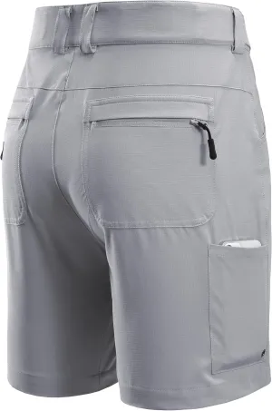 FitsT4 Sports Men's Hiking Cargo Shorts 7 Inch Inseam Quick Dry Outdoor Golf Shorts Casual Work Fishing with 6 Pockets
