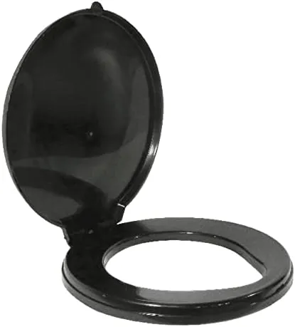 Flip-Top Portable Snap-on Toilet Seat (Commode NOT included) - Use with RESTOP Commode or Standard 5-Gallon Bucket