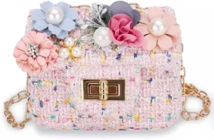 Flower Girls' Small Handbags (Pink)