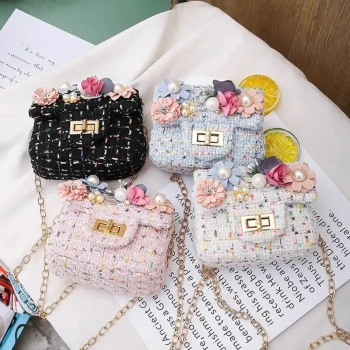 Flower Girls' Small Handbags (Pink)