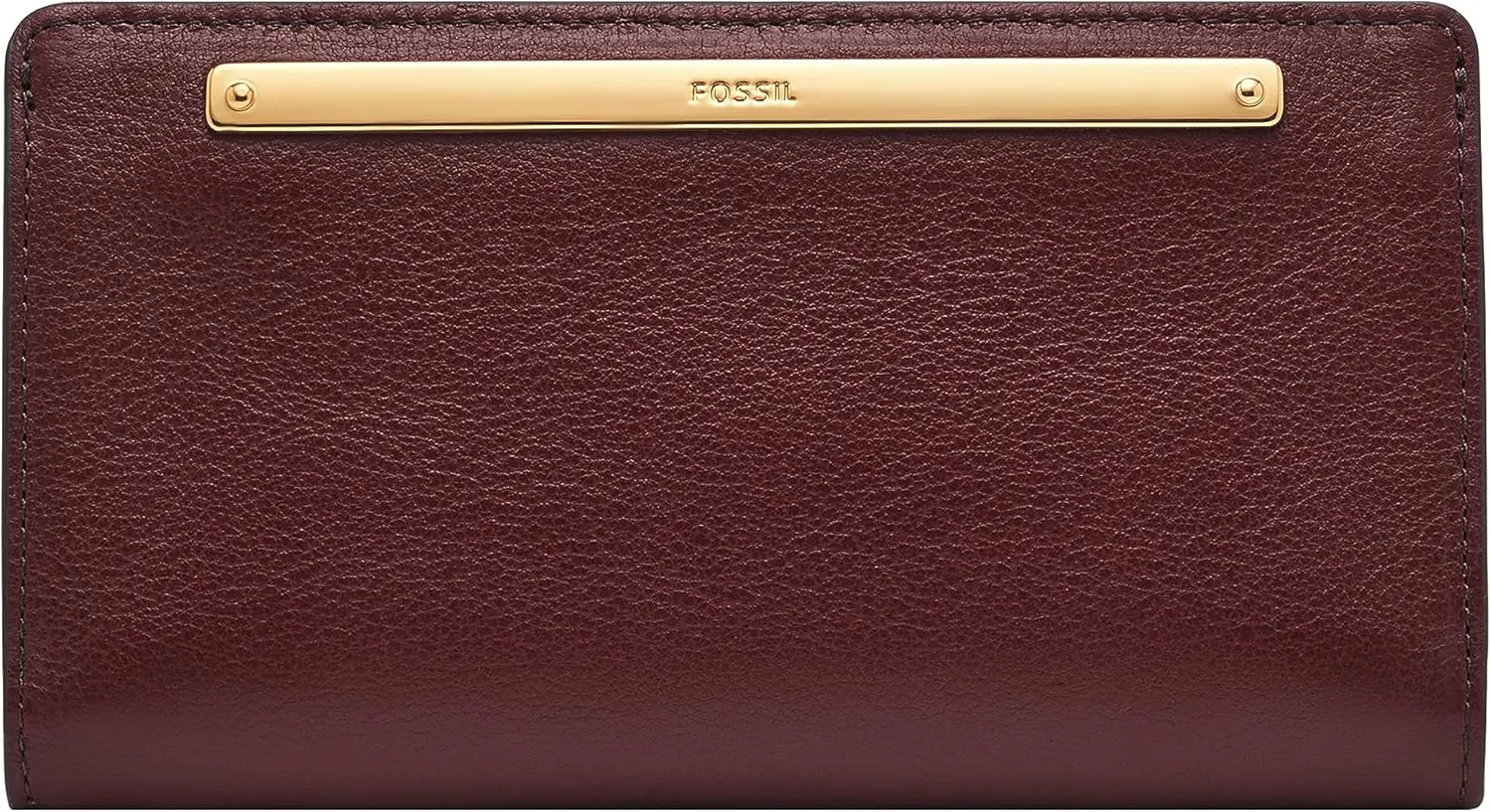 Fossil Liza Slim Bifold Wallet, Mahogany