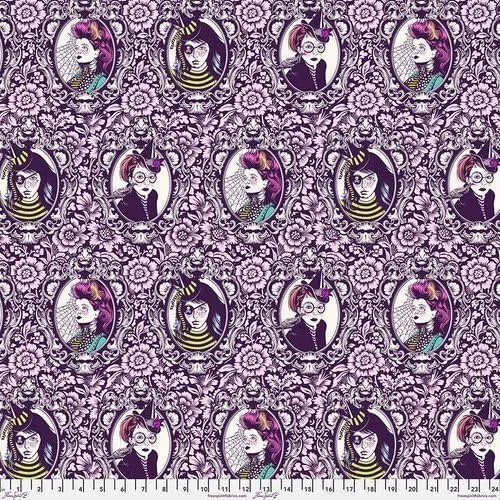 Free Spirit Nightshade (Deja Vu) by Tula Pink PWTP210 Nerium Mini Coven Fabric