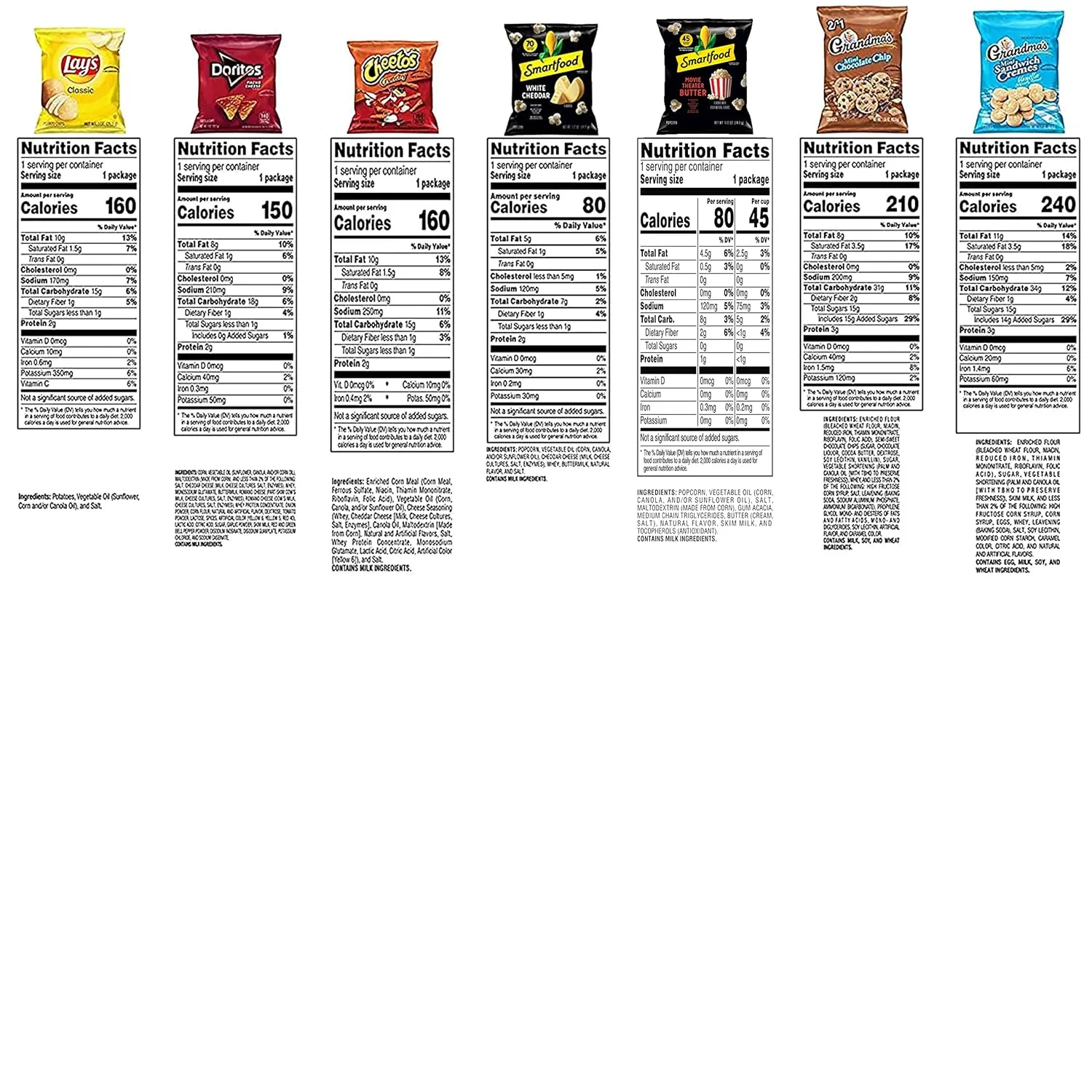 Frito Lay Ultimate Snacktime Mix with Grandma's and Classic Snacks, (Pack of 40) (Packaging May Vary)
