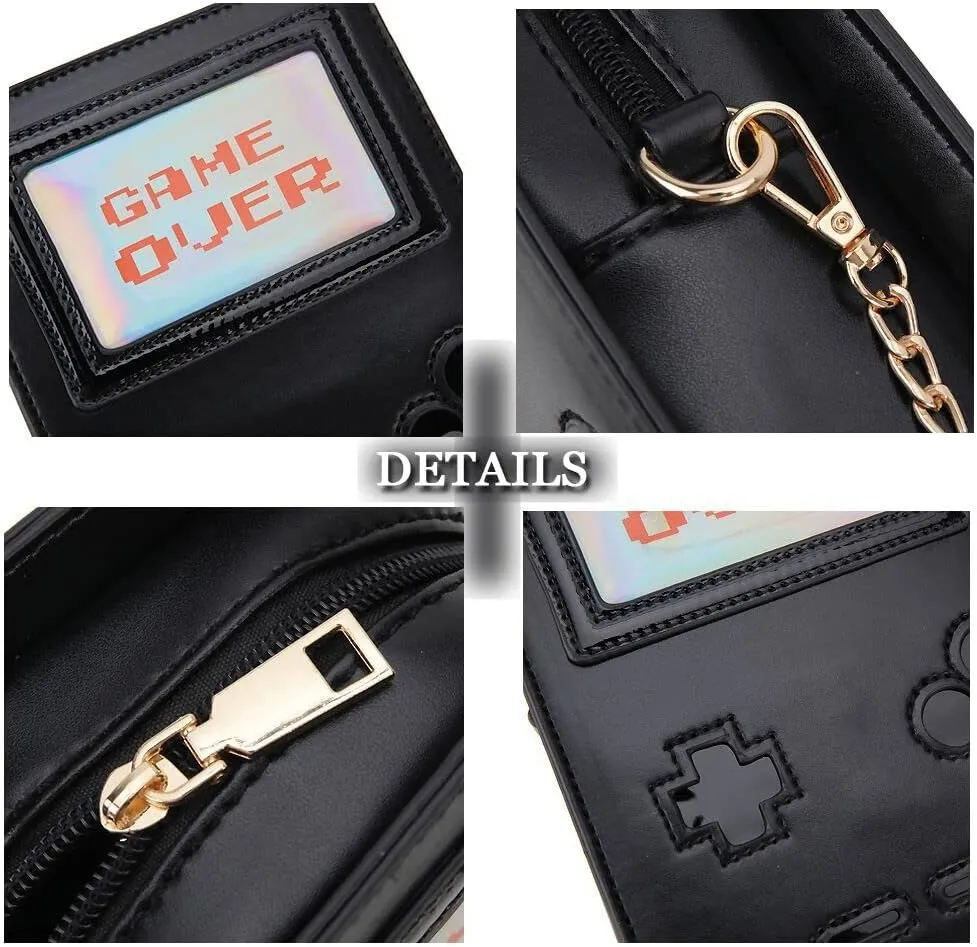 Fun Shape Purse for Women Novelty Handbags Unique Chain Crossbody Bag for Teens with Adjustable Shoulder Strap