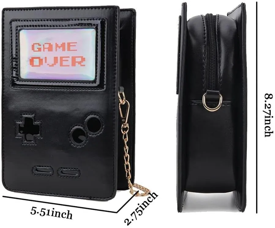 Fun Shape Purse for Women Novelty Handbags Unique Chain Crossbody Bag for Teens with Adjustable Shoulder Strap