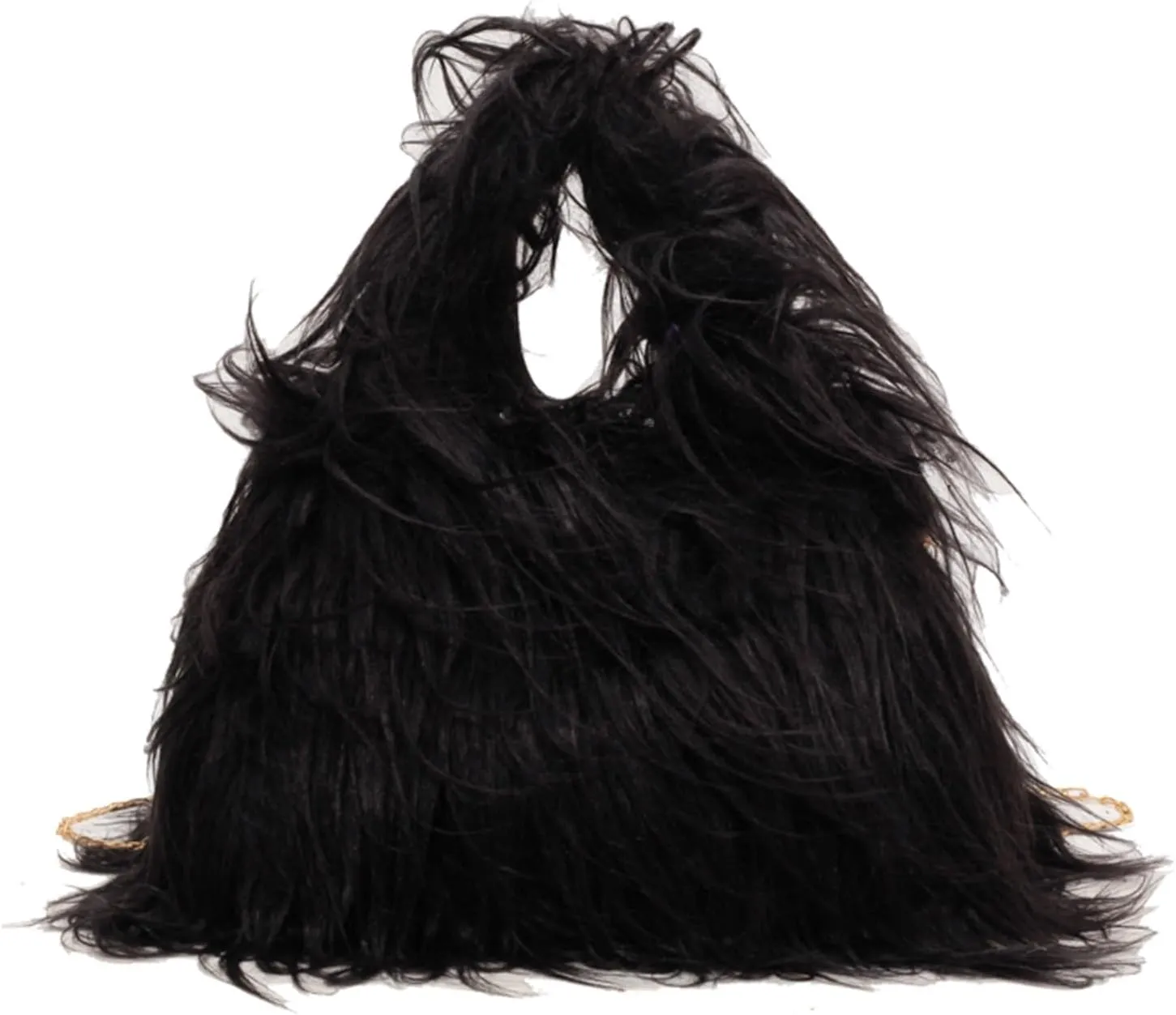 Furry Purse for Women, Faux Fur Bag Y2k Purse Fluffy Tote Bag Fuzzy Crossbody Handbags