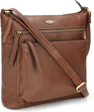 Genuine Leather Crossbody Bags for Women, Premium Handmade Leather Purses - Shoulder Handbags, Adjustable Strap