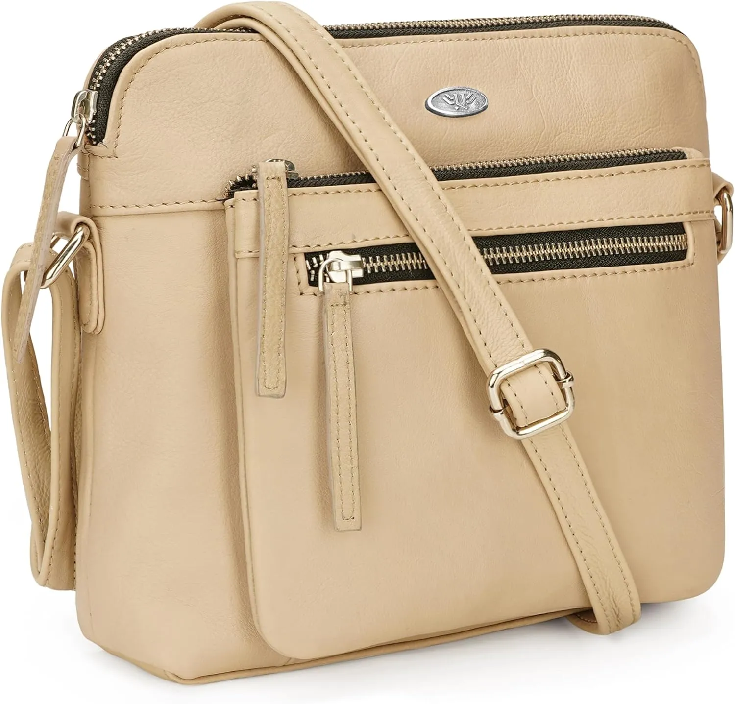 Genuine Leather Crossbody Bags for Women, Premium Handmade Leather Purses - Shoulder Handbags, Adjustable Strap
