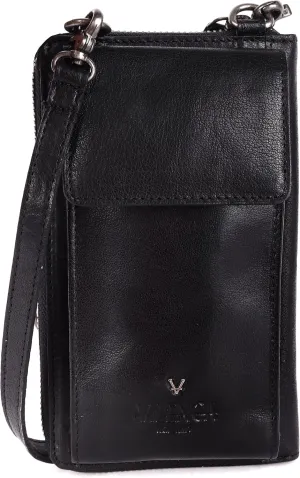 Genuine Leather Small Leather Crossbody Bags For Women Cell Phone Purse, Trendy Casual with adjustable strap