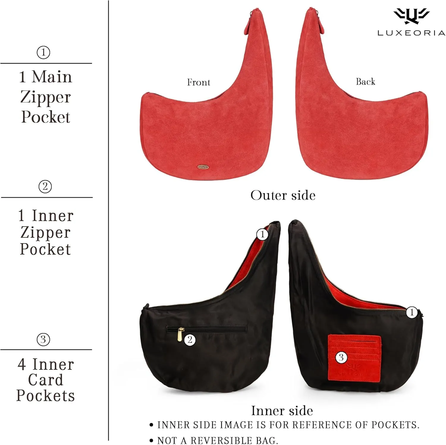 Genuine Leather Tote Bags for Women, Laptop Handbags, Women's Shoulder Bag, For Office, Travel, Shopping, Adjustable Strap