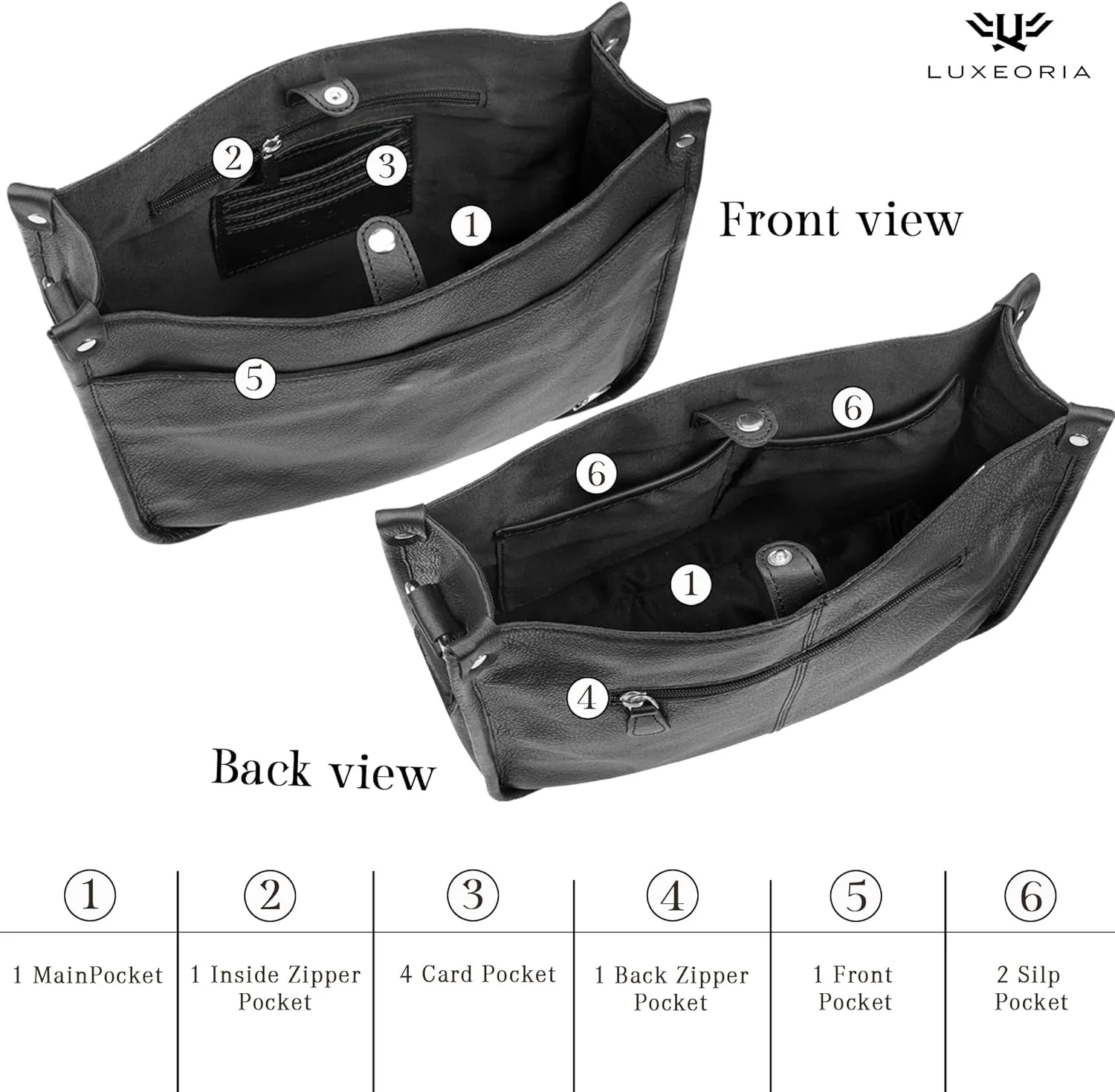 Genuine Leather Tote Bags for Women, Laptop Handbags, Women's Shoulder Bag, For Office, Travel, Shopping, Adjustable Strap