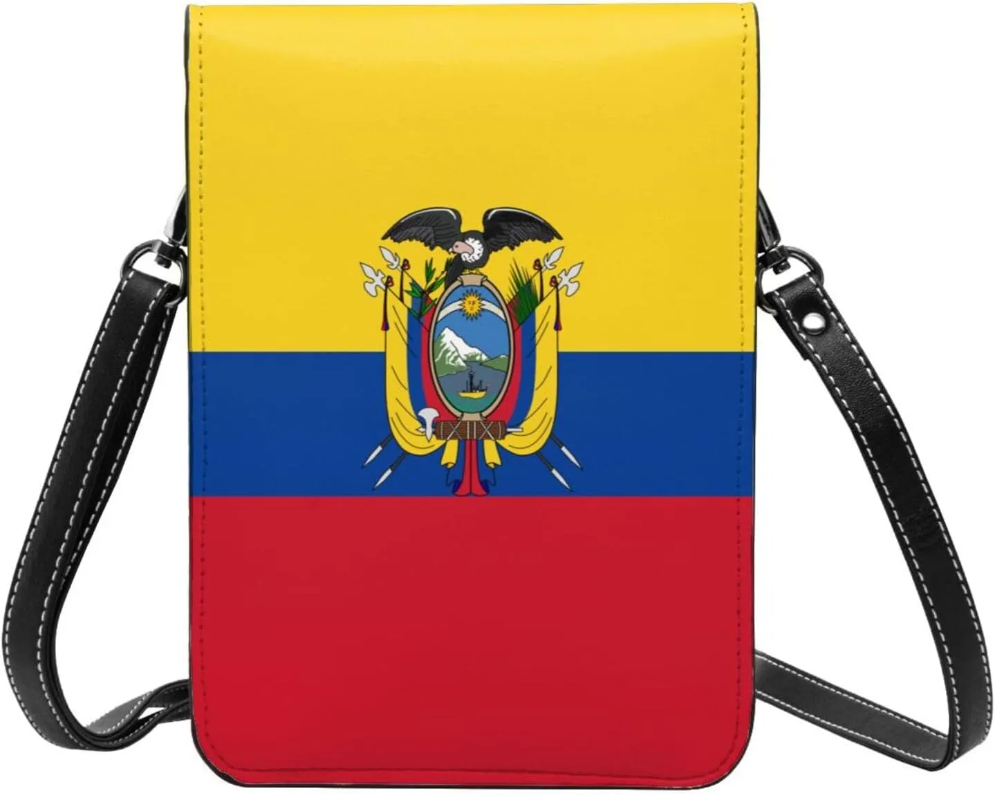 German Germany Flag Small Crossbody Purse Cell Phone Bag for Women