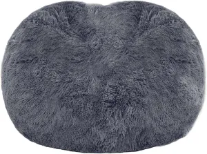 Giant Sherpa Bean Bag Chair Cover, Ultra Soft Bean Bag Bed (No Filler, Cover only), Large Round Soft Fluffy Bean Bag for Adults, Machine Washable Big Size Bean Bag Covers