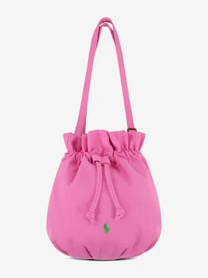 Girls Logo Bucket Bag in Pink (24cm)