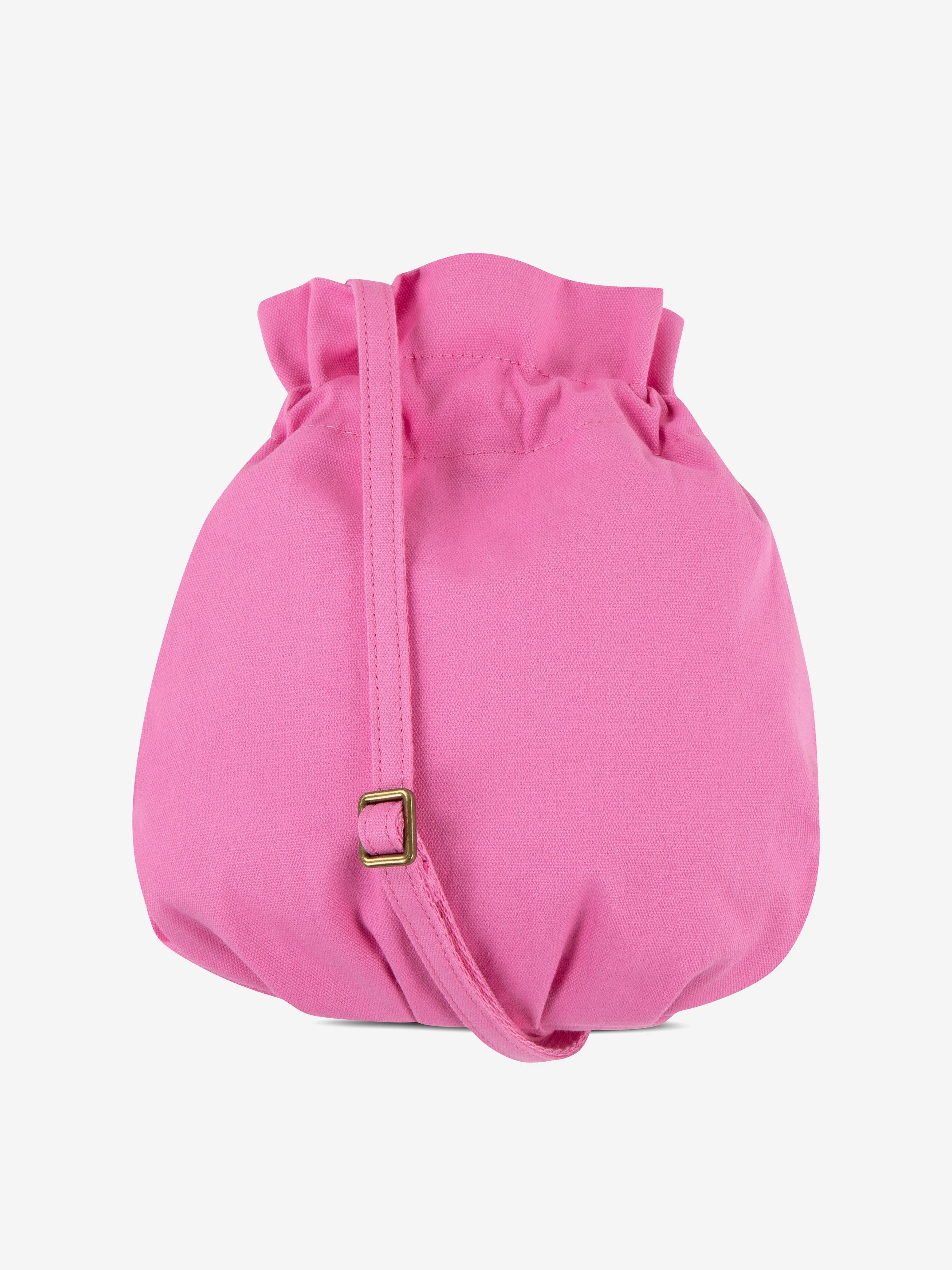 Girls Logo Bucket Bag in Pink (24cm)