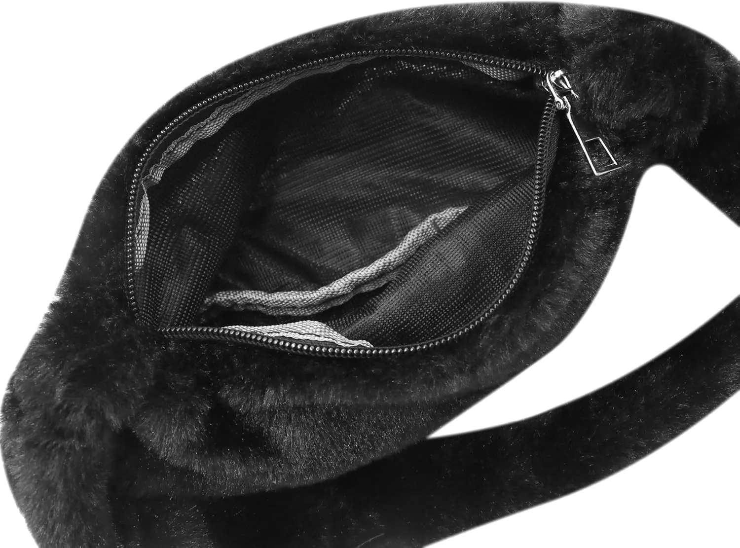 Girls Women Shoulder Clutch Purse Underarm Bag Fluffy Fuzzy Faux Fur Mini Cute Tote Handbag