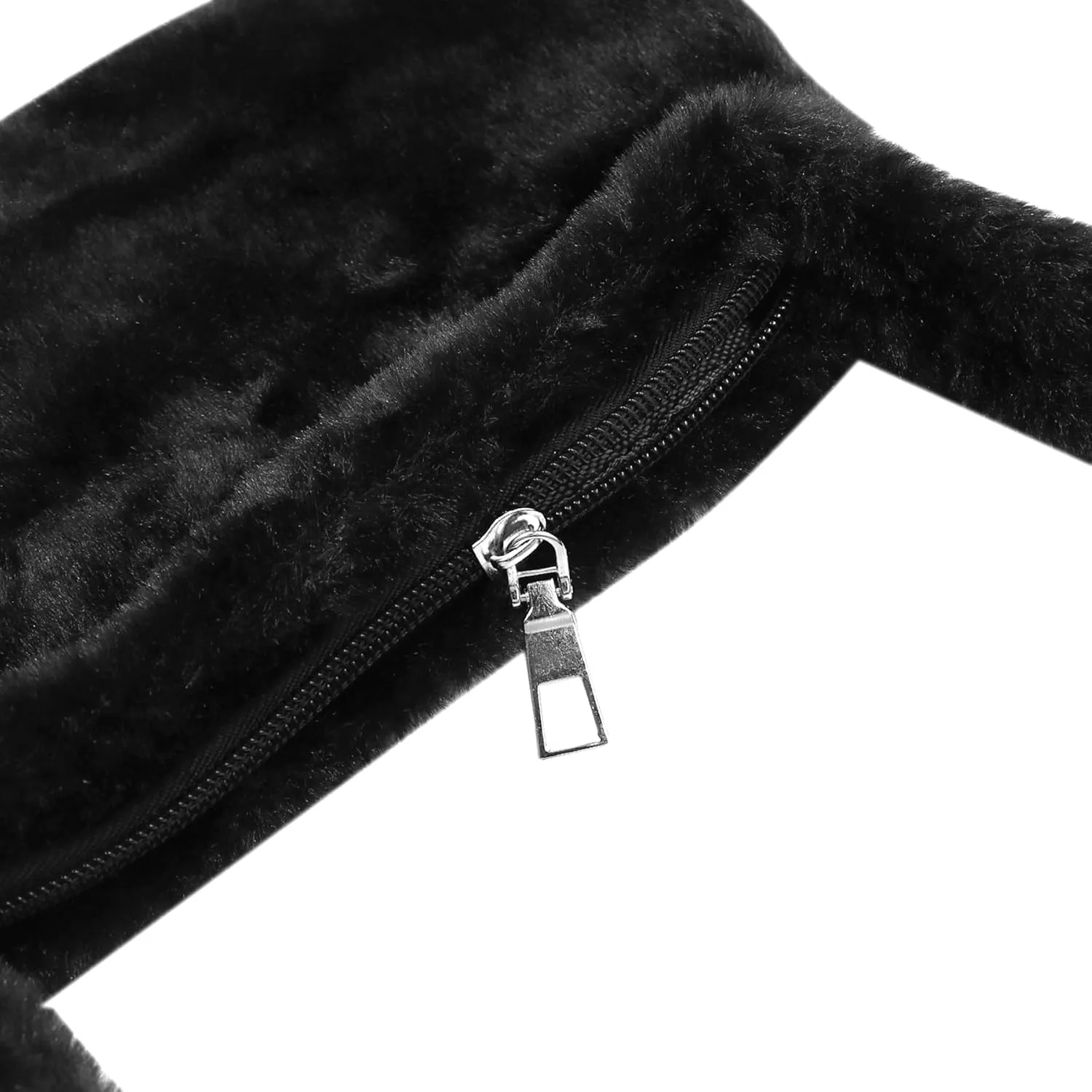Girls Women Shoulder Clutch Purse Underarm Bag Fluffy Fuzzy Faux Fur Mini Cute Tote Handbag