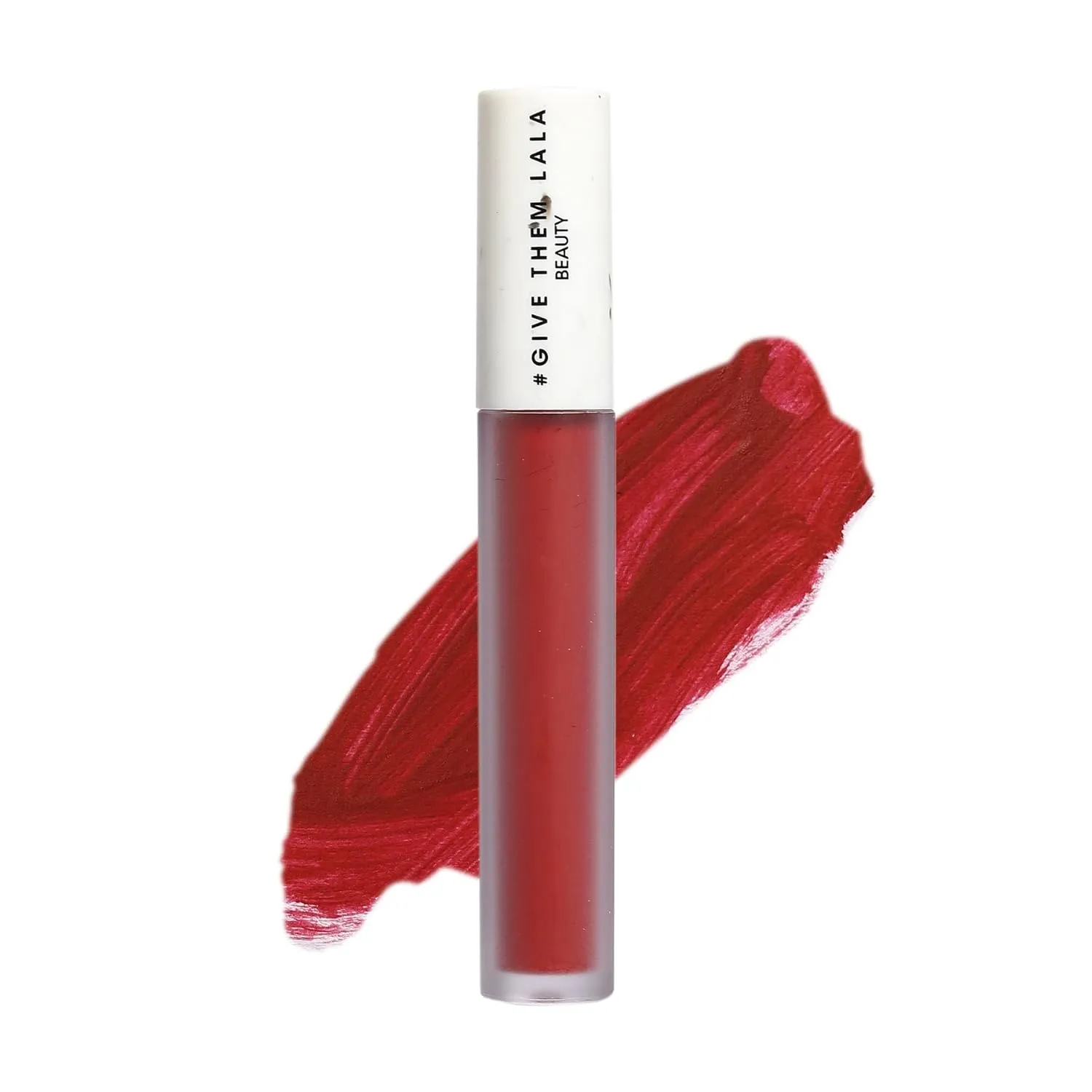 GIVE THEM LALA Matte Lipstick - Hydromatte Liquid Lipstick For Women - Satin Soft, Non-Drying Finish - Lightweight and Long Lasting Lipstick - Cruelty Free Lip Makeup (Boy, Bye)