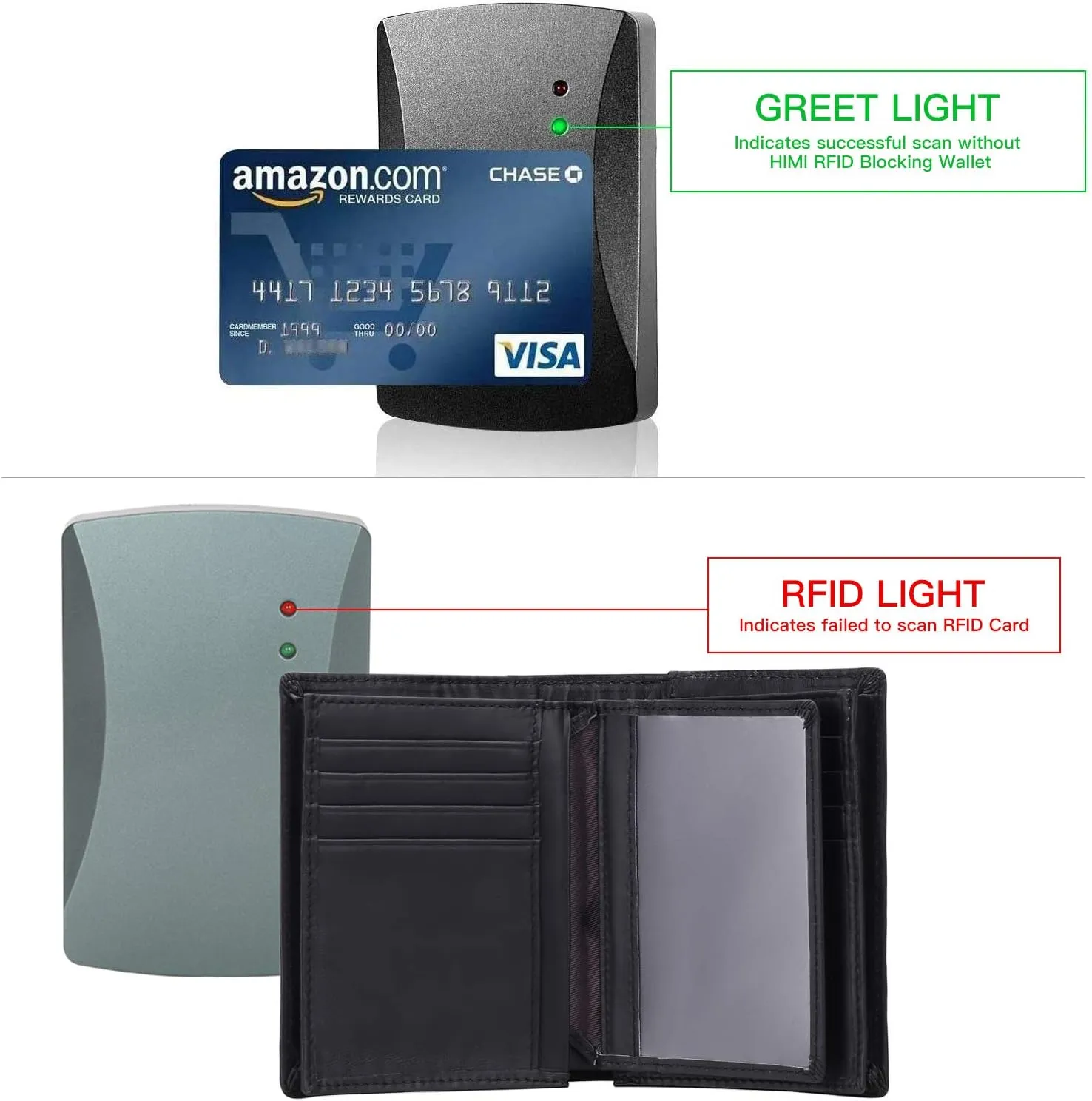 GOIACII Wallets for Men Large Capacity Genuine Leather RFID Mens Bifold Wallet with 16 Card Slots