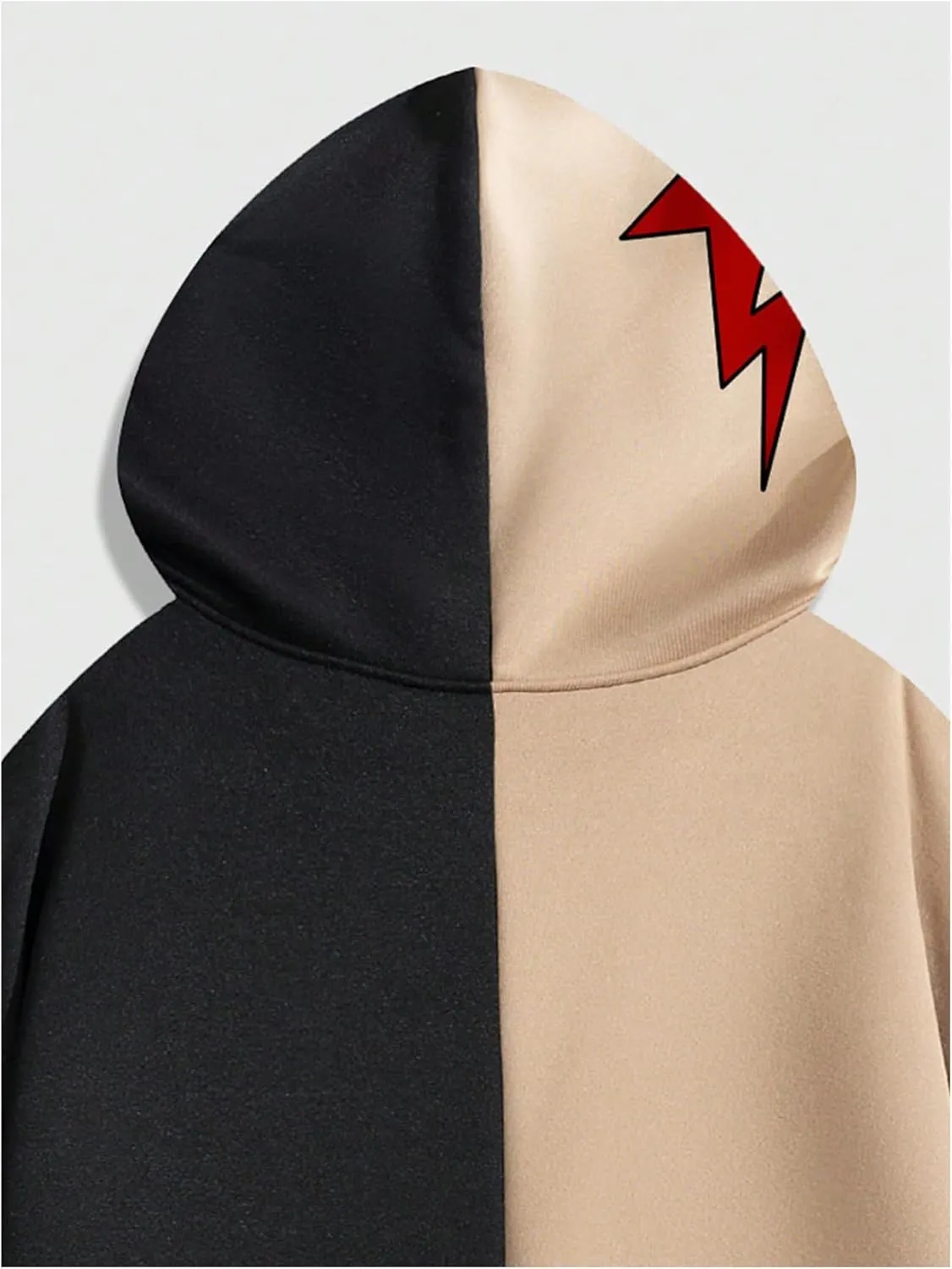 GORGLITTER Y2k Zip Up Hoodies for Men Graphic Sweatshirts long Sleeve Designer Hoodies Pullover Streetwear