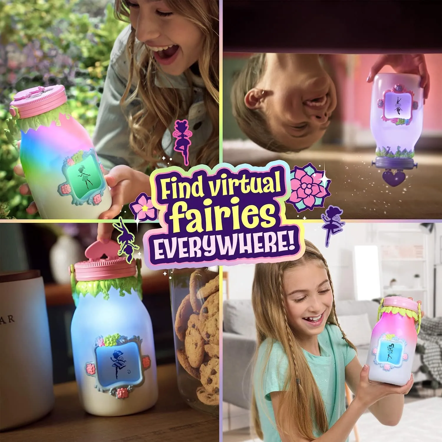 Got2Glow Fairies Got2Glow Fairy Finder - Electronic Fairy Jar Catches 30  Virtual Fairies - Got to Glow (Blue)
