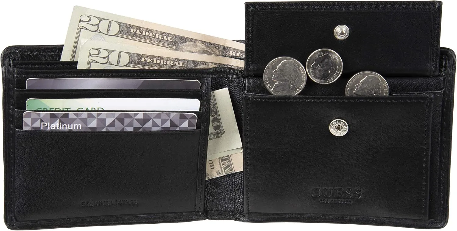 Guess Men's Sleek Bifold Wallet