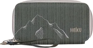 HAIKU Intrepid Small and Slim Women's Wristlet Wallet, Clutch Purse, Zip Around RFID-Blocking Credit Card holder, and ID Holder, Deep Forest