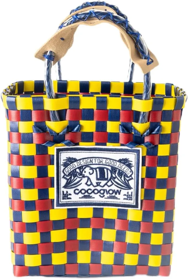Hand Woven Applique Bag, PP eco-friendly Woven Handbag, Handbag, Fashionable Travel Bag, Women's Handbag and Wallet