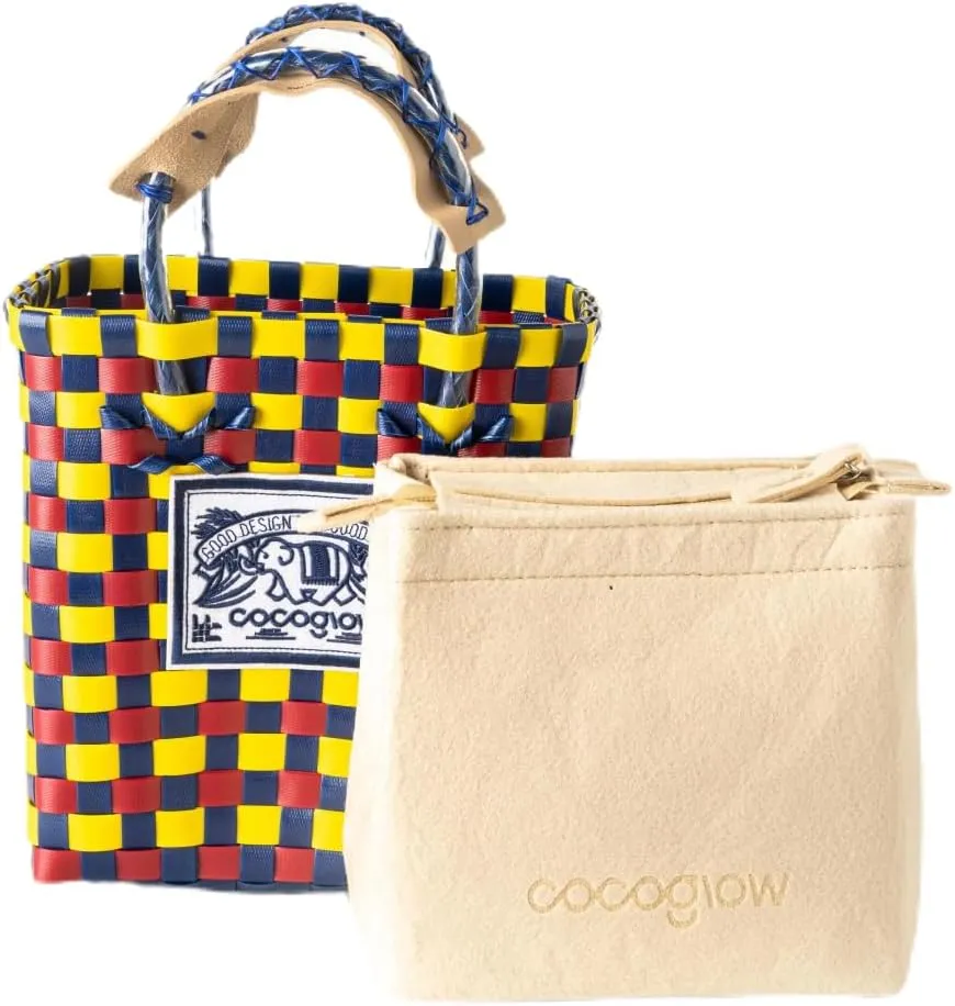 Hand Woven Applique Bag, PP eco-friendly Woven Handbag, Handbag, Fashionable Travel Bag, Women's Handbag and Wallet