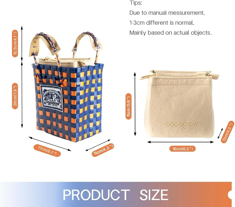 Hand Woven Applique Bag, PP eco-friendly Woven Handbag, Handbag, Fashionable Travel Bag, Women's Handbag and Wallet