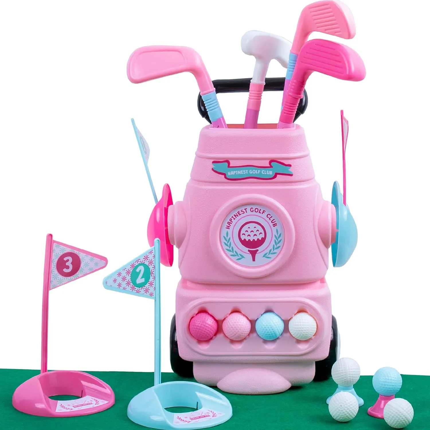 Hapinest Toddler Girl Golf Set, Pink
