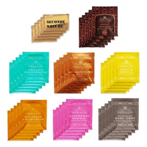 Harney & Sons - 7 Famous Decaffeinated Tea Sampler Collection, 35 Count