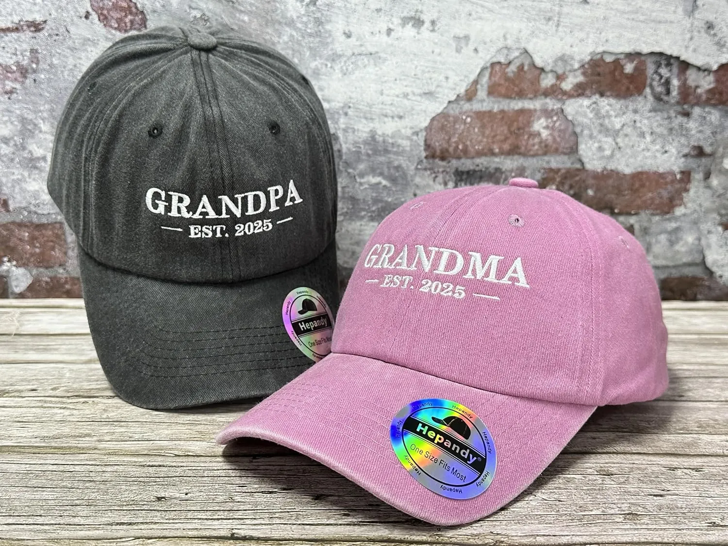 Hepandy Mr Mrs Mom Dad Captain First Mate Mama and Mini Baseball Hats